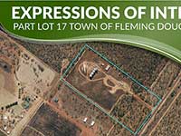 Expressions of interest, Part lot 17 Town of Fleming, Douglas Daly