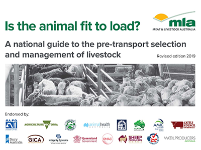 Is the animal fit to load?