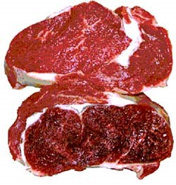 Meat quality of steers 