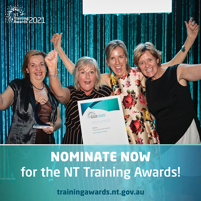 Nominate now for the NT Training Awards
