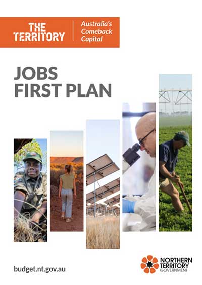 Jobs First Plan cover page
