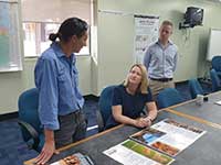 Minister Manison meet Plant Biosecurity staff