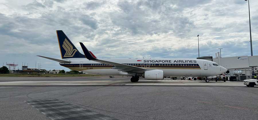 Singapore Airlines aeroplane