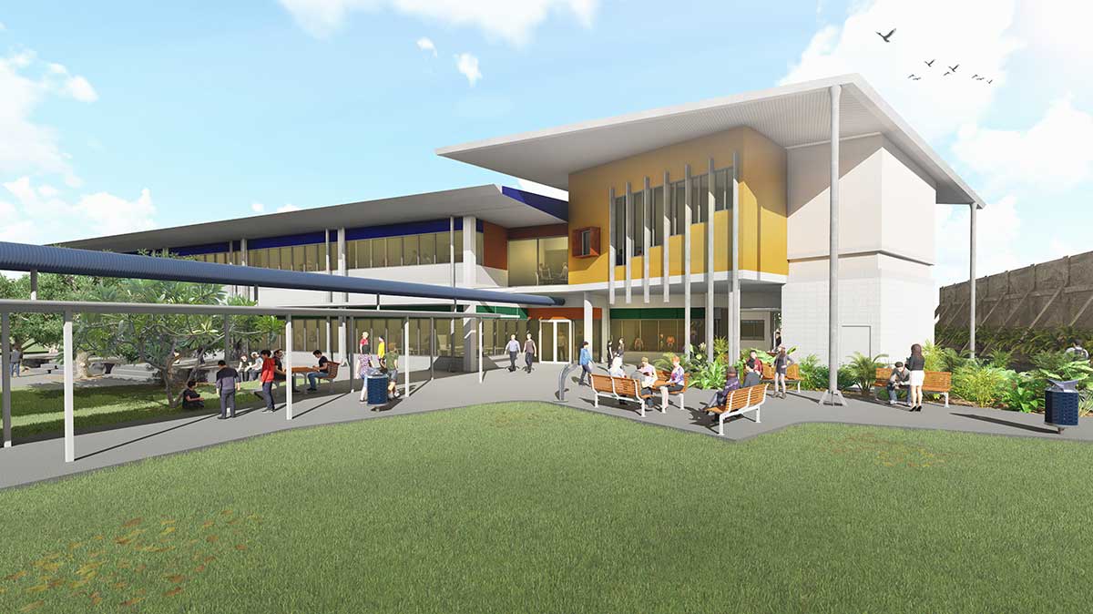 Artist impression of the STEAM Centre at Darwin High School