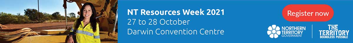 NT Resources Week 2021, 27 to 28 October, Darwin Convention Centre, register now