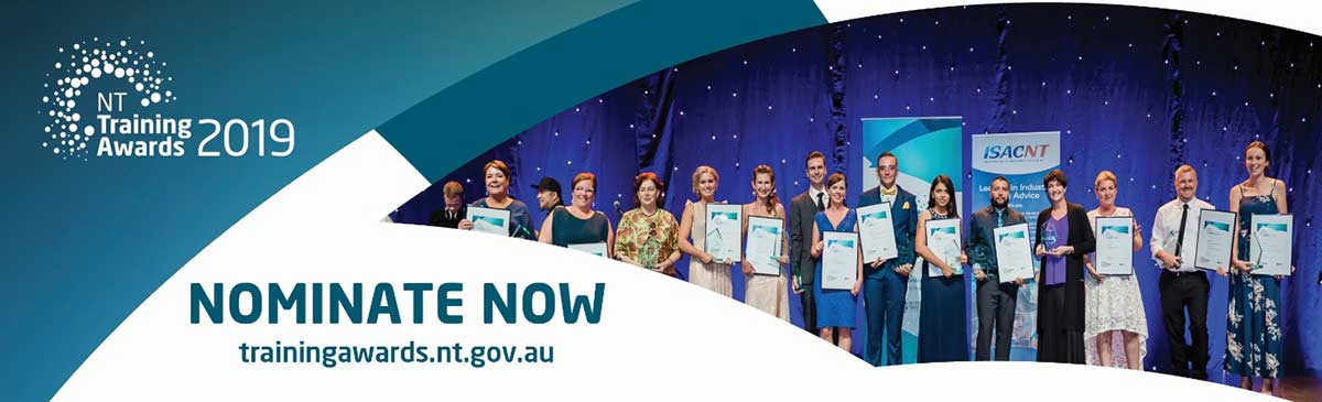 NT Training Awards 2019, nominate now, trainingawards.nt.gov.au