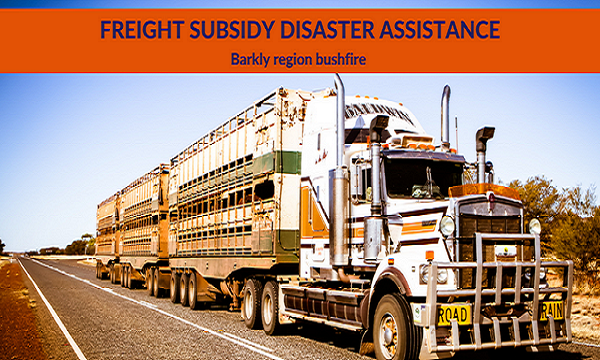 Freight subsidy assistance for primary producers