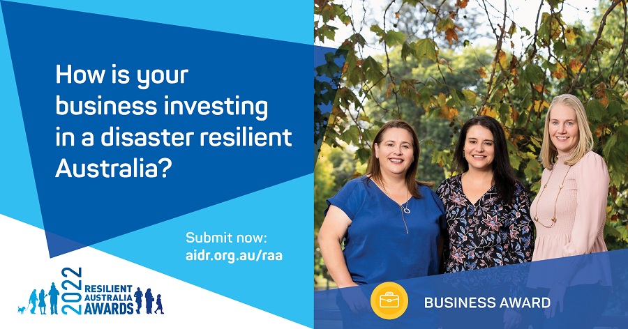How is your business investing in a disaster resilient Australia?