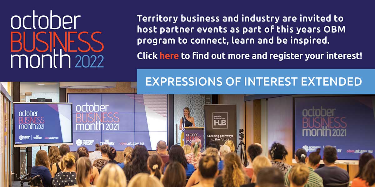 OBM 2022 - expressions of interest extended to Territory business and industry