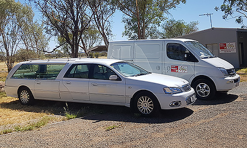 Desert Funerals vehicles