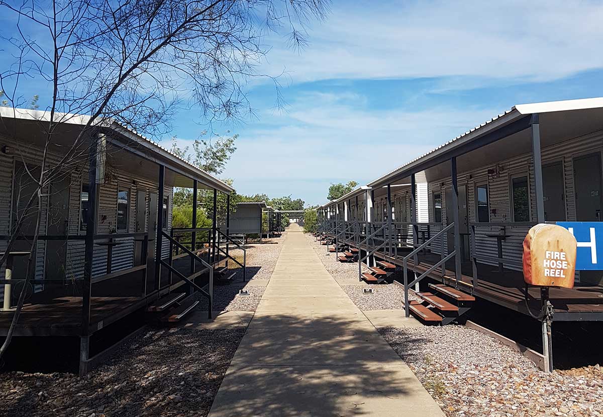 Accommodation units at the Howard Springs Accommodation Village